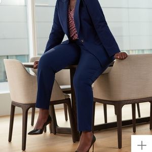 Eloquii stretch navy pants